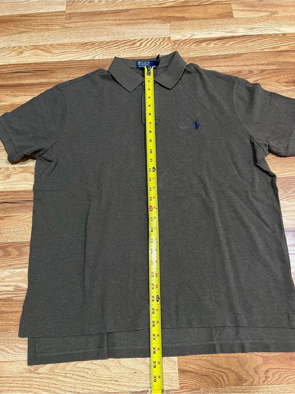 Polo Ralph Lauren Men’s Custom Fit Green Solid Short Sleeve Knit Polo - XL